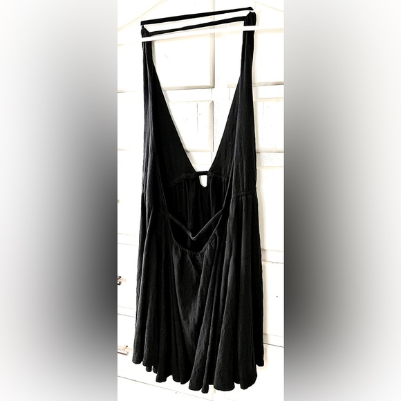 Free People Beach NWOT Emma Louise mini dress in black only size small - Picture 8 of 16